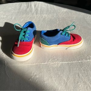 Vans off the wall era primary toddler shoes, sz 4